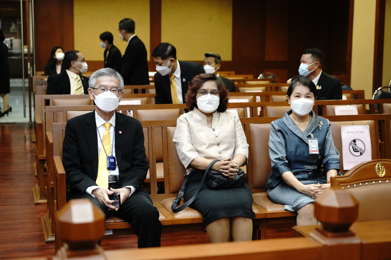 พิธีลงนามบันทึกข้อตกลงความร่วมมือทางวิชาการระหว่างสำนักงานศาลปกครองกับสำนักงานการตรวจเงินแผ่นดิน และศึกษาดูงานศาลปกครอง ณ สำนักง