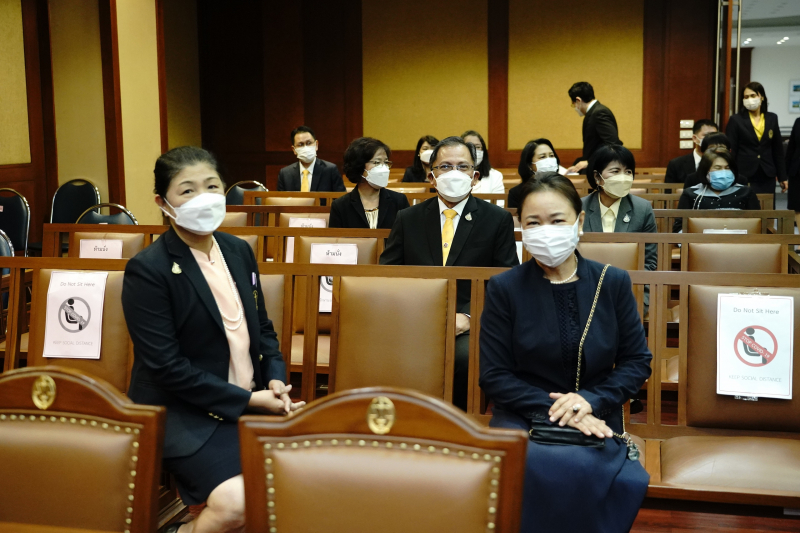 พิธีลงนามบันทึกข้อตกลงความร่วมมือทางวิชาการระหว่างสำนักงานศาลปกครองกับสำนักงานการตรวจเงินแผ่นดิน และศึกษาดูงานศาลปกครอง ณ สำนักง