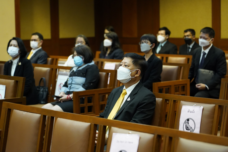 พิธีลงนามบันทึกข้อตกลงความร่วมมือทางวิชาการระหว่างสำนักงานศาลปกครองกับสำนักงานการตรวจเงินแผ่นดิน และศึกษาดูงานศาลปกครอง ณ สำนักง