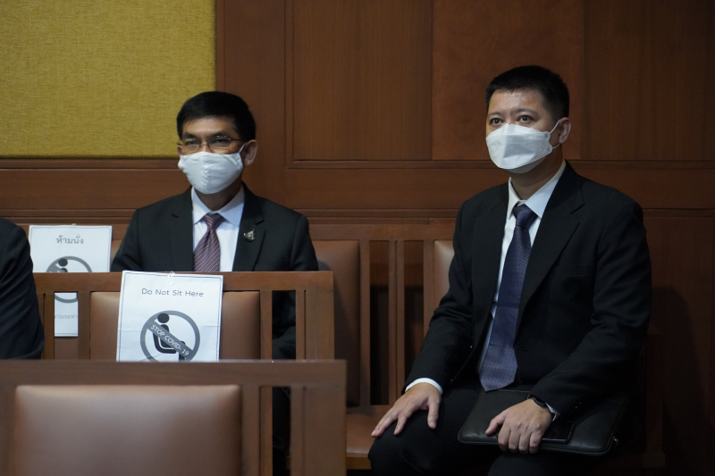 พิธีลงนามบันทึกข้อตกลงความร่วมมือทางวิชาการระหว่างสำนักงานศาลปกครองกับสำนักงานการตรวจเงินแผ่นดิน และศึกษาดูงานศาลปกครอง ณ สำนักง