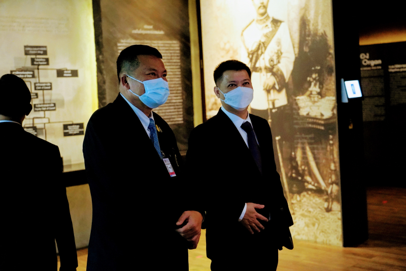 พิธีลงนามบันทึกข้อตกลงความร่วมมือทางวิชาการระหว่างสำนักงานศาลปกครองกับสำนักงานการตรวจเงินแผ่นดิน และศึกษาดูงานศาลปกครอง ณ สำนักง