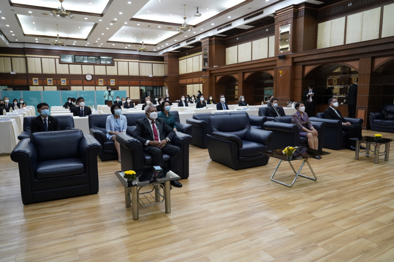 พิธีเปิดโครงการพัฒนานักบริหารการตรวจเงินแผ่นดินระดับสูง (นตส.) รุ่นที่ 11 ณ ห้องดำริอิศรานุวรรต สำนักงานการตรวจเงินแผ่นดิน