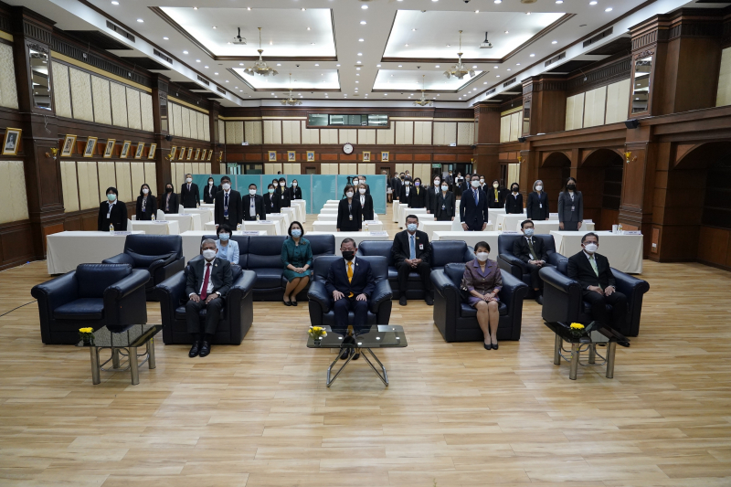 พิธีเปิดโครงการพัฒนานักบริหารการตรวจเงินแผ่นดินระดับสูง (นตส.) รุ่นที่ 11 ณ ห้องดำริอิศรานุวรรต สำนักงานการตรวจเงินแผ่นดิน