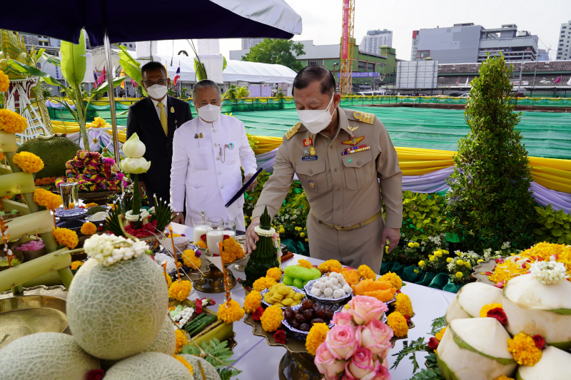 พิธีวางศิลาฤกษ์อาคารที่ทำการสำนักงานการตรวจเงินแผ่นดิน