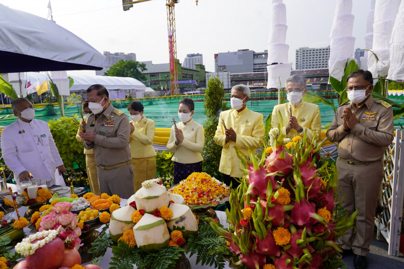 พิธีวางศิลาฤกษ์อาคารที่ทำการสำนักงานการตรวจเงินแผ่นดิน