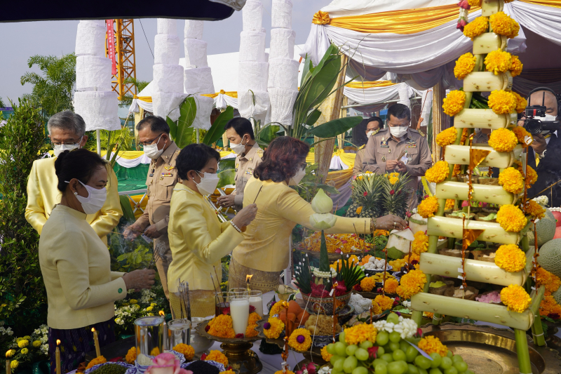 พิธีวางศิลาฤกษ์อาคารที่ทำการสำนักงานการตรวจเงินแผ่นดิน