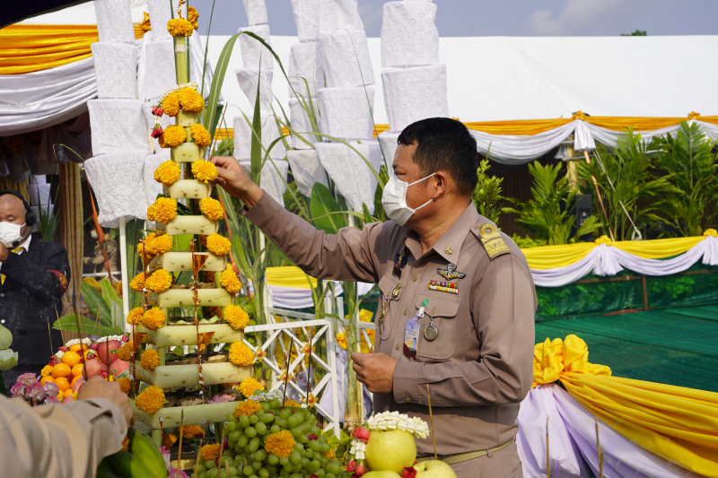 พิธีวางศิลาฤกษ์อาคารที่ทำการสำนักงานการตรวจเงินแผ่นดิน