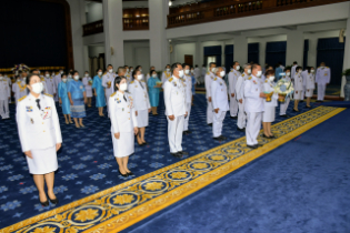 พระบาทสมเด็จพระเจ้าอยู่หัว ทรงพระกรุณาโปรดเกล้าฯ ให้ คตง. ผตง. และผู้บริหารระดับสูงของ สตง. เข้าเฝ้า