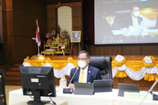 การประชุมผู้ตรวจเงินแผ่นดิน ครั้งที่ 1/2564 ผ่านระบบออนไลน์ (Online) แบบถ่ายทอดสด (Live) ณ ห้องดำริอิศรานุวรรต สำนักงานการตรวจเง