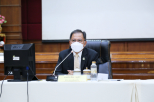 การประชุมผู้ตรวจเงินแผ่นดิน ครั้งที่ 2/2565 ผ่านระบบออนไลน์ ณ ห้องดำริอิศรานุวรรต สำนักงานการตรวจเงินแผ่นดิน