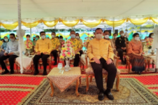 พิธีวางศิลาฤกษ์อาคารสำนักงานและอาคารชุดพักอาศัย สำนักตรวจเงินแผ่นดินจังหวัดปราจีนบุรี