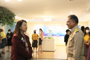 สำนักงานการตรวจเงินแผ่นดินร่วมสนับสนุนผลิตภัณฑ์ดอกมะลิของสมาคมสภาสังคมสงเคราะห์แห่งประเทศไทยฯ ณ สำนักงานการตรวจเงินแผ่นดิน