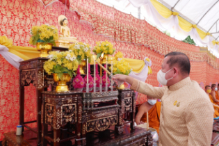 พิธีเททองหล่อพระพุทธโสธร รุ่น มงคลแผ่นดิน 108