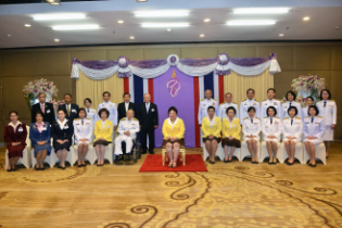 เฝ้าทูลละอองธุลีพระบาทในการพระราชพิธีบรมราชาภิเษก  พุทธศักราช 2562