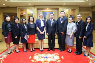 องค์กรความร่วมมือระหว่างประเทศของเยอรมนีเยี่ยมคารวะ ผตง.