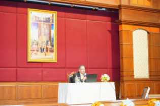 ผู้ว่าการตรวจเงินแผ่นดิน ให้เกียรติเป็นวิทยากรบรรยายหัวข้อ "ปณิธาน คนดี คนเก่ง สตง." ในโครงการพัฒนาข้าราชการใหม่ ปีงบประมาณ 2564