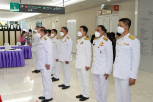 สำนักงานการตรวจเงินแผ่นดินถวายแจกันดอกไม้และลงนามถวายพระพรสมเด็จพระกนิษฐาธิราชเจ้า กรมสมเด็จพระเทพรัตนราชสุดา ฯ สยามบรมราชกุมารี