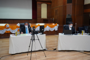 การประชุมคณะข้าราชการระดับผู้บริหาร ครั้งที่ 2/2564 ผ่านระบบออนไลน์ (Online) แบบถ่ายทอดสด (Live) ณ ห้องดำริอิศรานุวรรต สำนักงานก