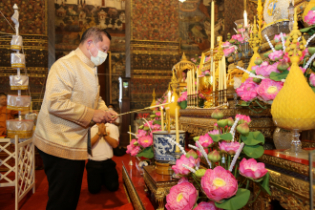  พิธีอธิษฐานจิตมวลสาร แผ่นจาร และแผ่นดวงชะตา