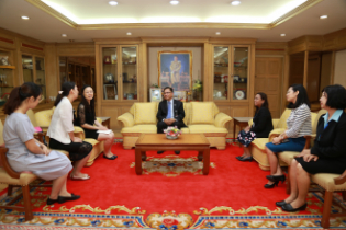 ผตง. ให้การต้อนรับผู้แทนคณะวิทยากรจากมหาวิทยาลัยการตรวจสอบหนานจิง