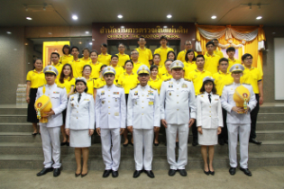 สตง.ร่วมเดินริ้วขบวนอัญเชิญพุ่มดอกไม้ถวายราชสดุดีถวายบังคม 5 ธันวาคม 2561