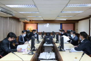 การประชุมร่วมระหว่างผู้ว่าการตรวจเงินแผ่นดินและผู้ว่าการรถไฟแห่งประเทศไทย โครงการก่อสร้างอาคารที่ทำการสำนักงานการตรวจเงินแผ่นดิน