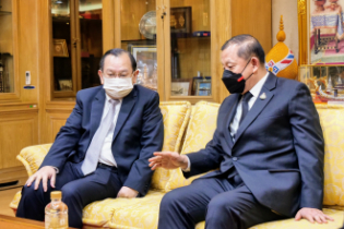 ผู้ตรวจการแผ่นดินเข้าเยี่ยมคารวะ ประธานกรรมการตรวจเงินแผ่นดิน พร้อมหารือข้อราชการ