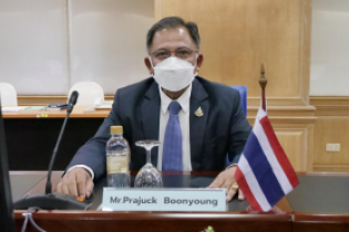 การประชุมหารือร่วมระหว่างสำนักงานการตรวจเงินแผ่นดินกับคณะผู้แทนของศาลบัญชีบราซิล เกี่ยวกับแนวทางการพัฒนางานตรวจเงินแผ่นดิน ณ ห้อ