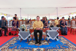 พิธีวางศิลาฤกษ์อาคารที่ทำการพร้อมอาคารชุดพักอาศัย​ สำนักตรวจเงินแผ่นดินจังหวัดนครพนม