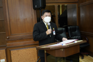 พิธีเปิดโครงการพัฒนานักบริหารการตรวจเงินแผ่นดินระดับสูง (นตส.) รุ่นที่ 11 ณ ห้องดำริอิศรานุวรรต สำนักงานการตรวจเงินแผ่นดิน