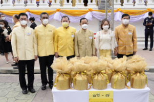 พิธีทำบุญตักบาตรถวายพระกุศล งานฉลองพระชนมายุ 8 รอบ สมเด็จพระอริยวงศาคตญาณ 