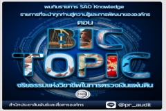 BIC TOPIC จริยธรรมแห่งวิชาชีพในการตรวจเงินแผ่นดิน 